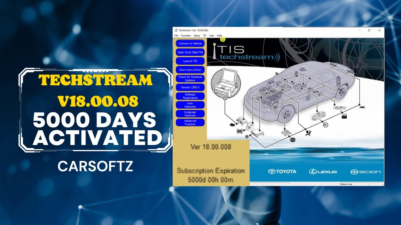 Install And Active Toyota Techstream V18.00.008 On Window 10, 11