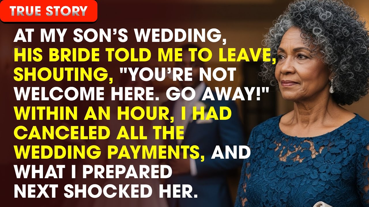 At My Son's Wedding, His Bride Told Me To Leave. I Canceled All The Wedding Payments And...