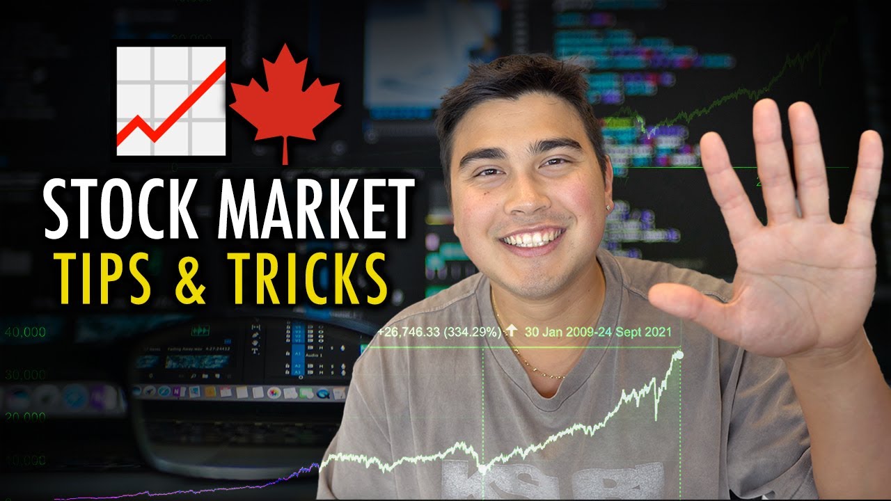 MY TOP 5 BEGINNER STOCK MARKET TIPS & TRICKS | INVESTING FOR CANADIANS