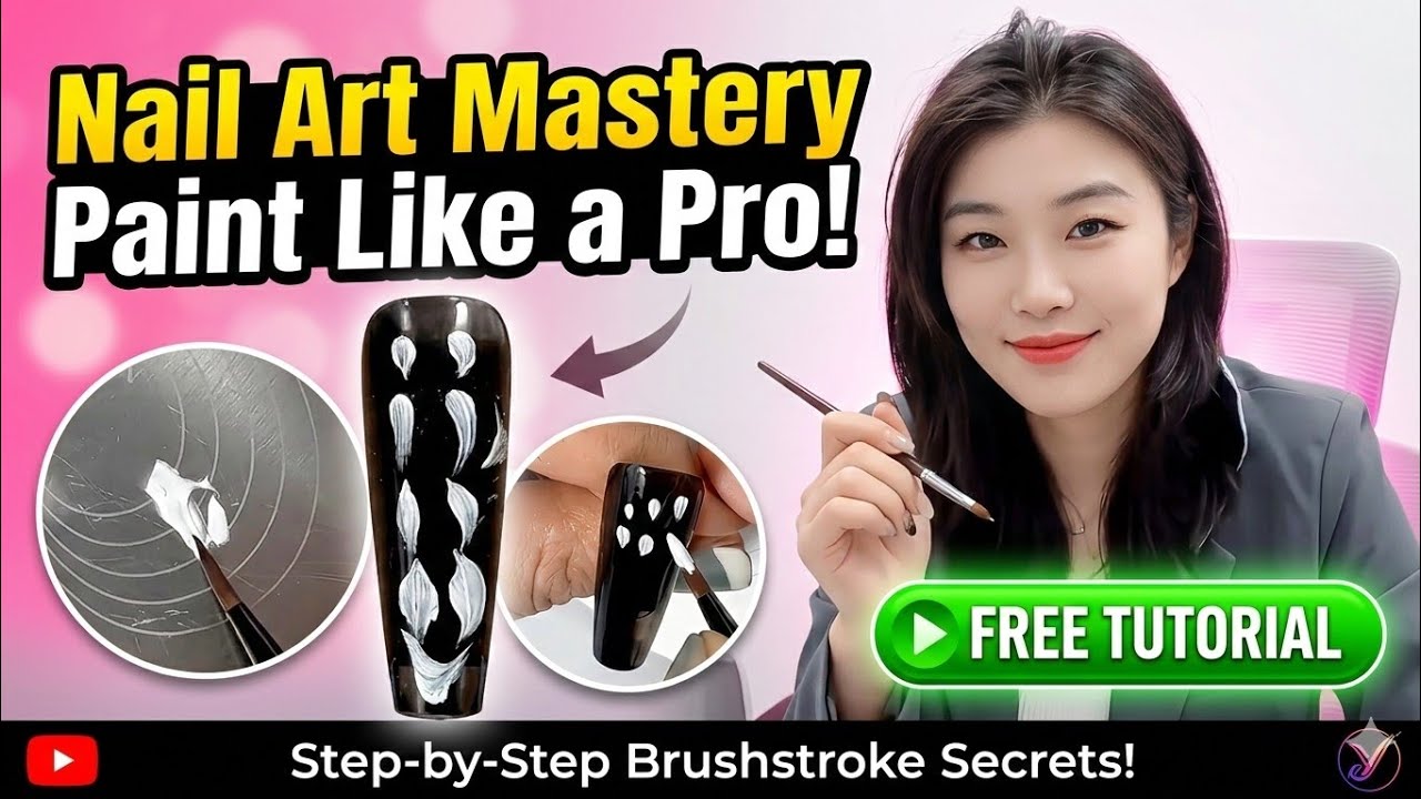 ​Nail Art for Beginners: How to Paint Petals & Wisps Like a Pro