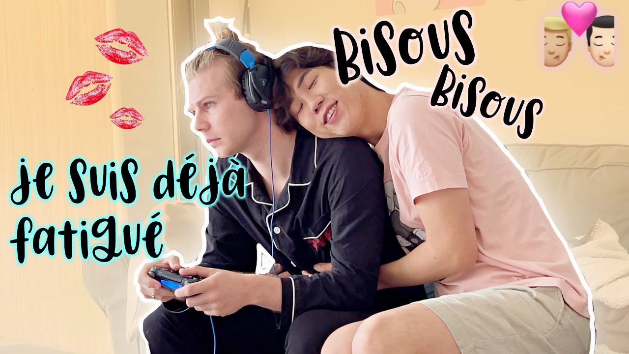 [🇰🇷&🇫🇷] Si je fais tout le temps des bisous à mon copain(VLOG)