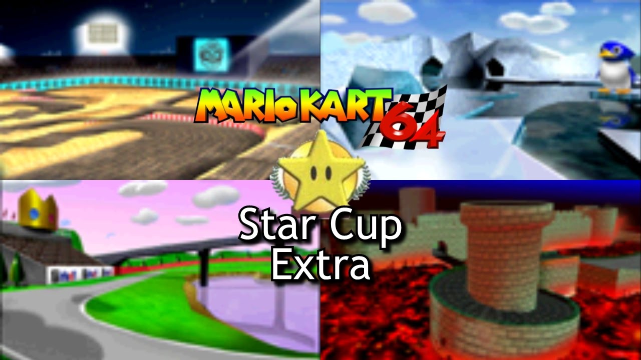 Mario Kart 64 - Star Cup Extra / Mirror Mode (2 players, 1080p widescreen)