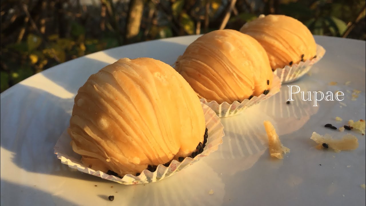 เปี๊ยะกรอบ Pupae สูตรถั่วกวนแปะลิงก์ไว้คำอธิบายใต้คลิป