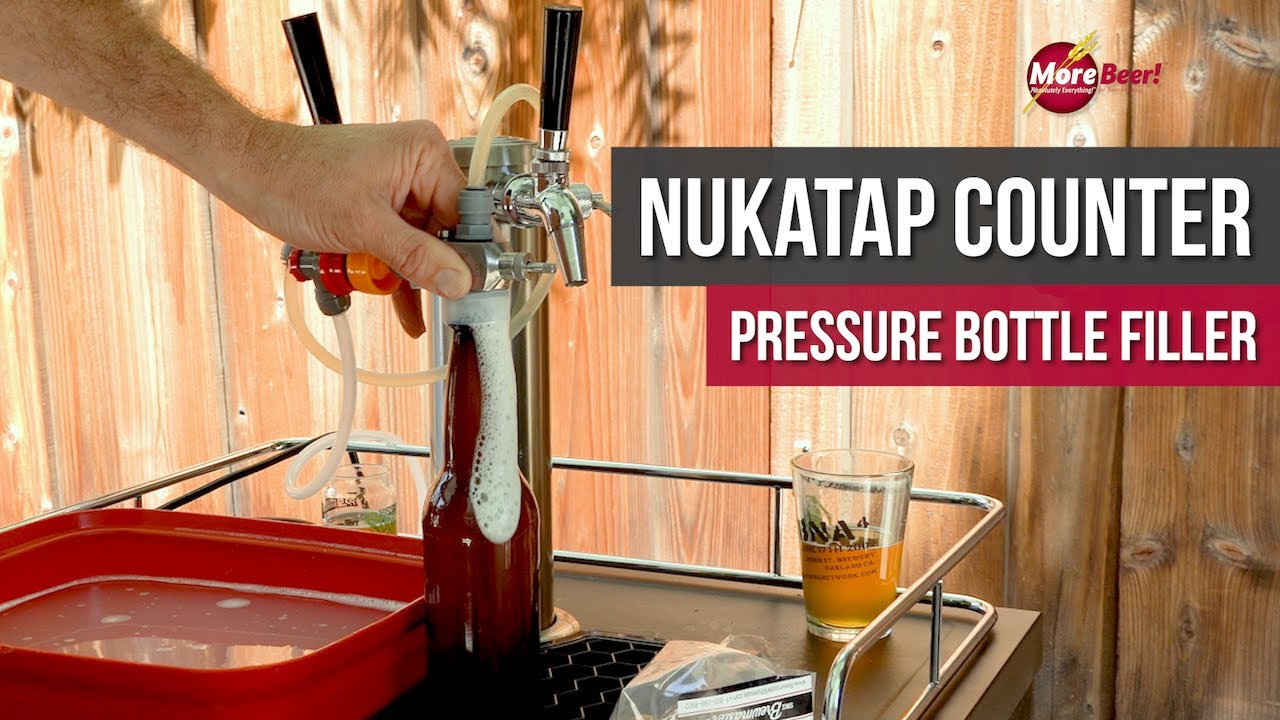 BOTTLING HOMEBREW with the NUKATAP COUNTER PRESSURE BOTTLE FILLER | MoreBeer!