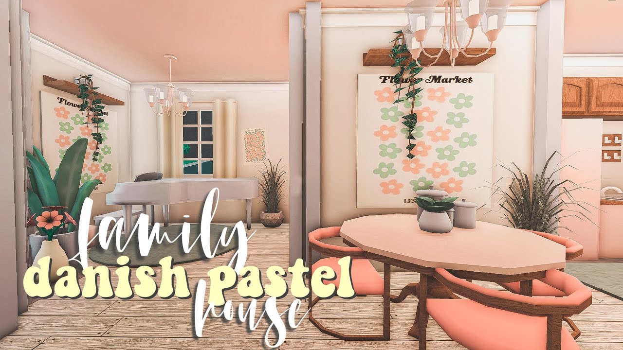 BLOXBURG: Family Danish Pastel House - NO GAMEPASS 23k 🤍