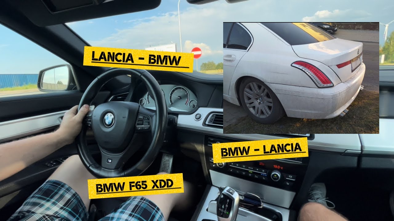 Lancia-BMW? Czyli BMW F65! Oraz E65 730d kt&oacute;rą sprzedałem p&oacute;ł roku temu. F01 F65 i Lancia - xDD