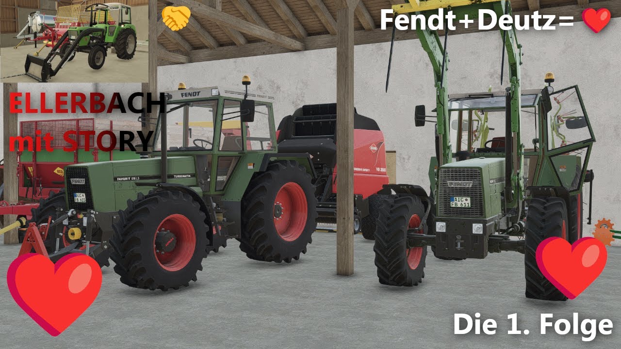 FS/LS 22  |Ellerbach mit Story Ich zeige euch den Maschinenpark |#1