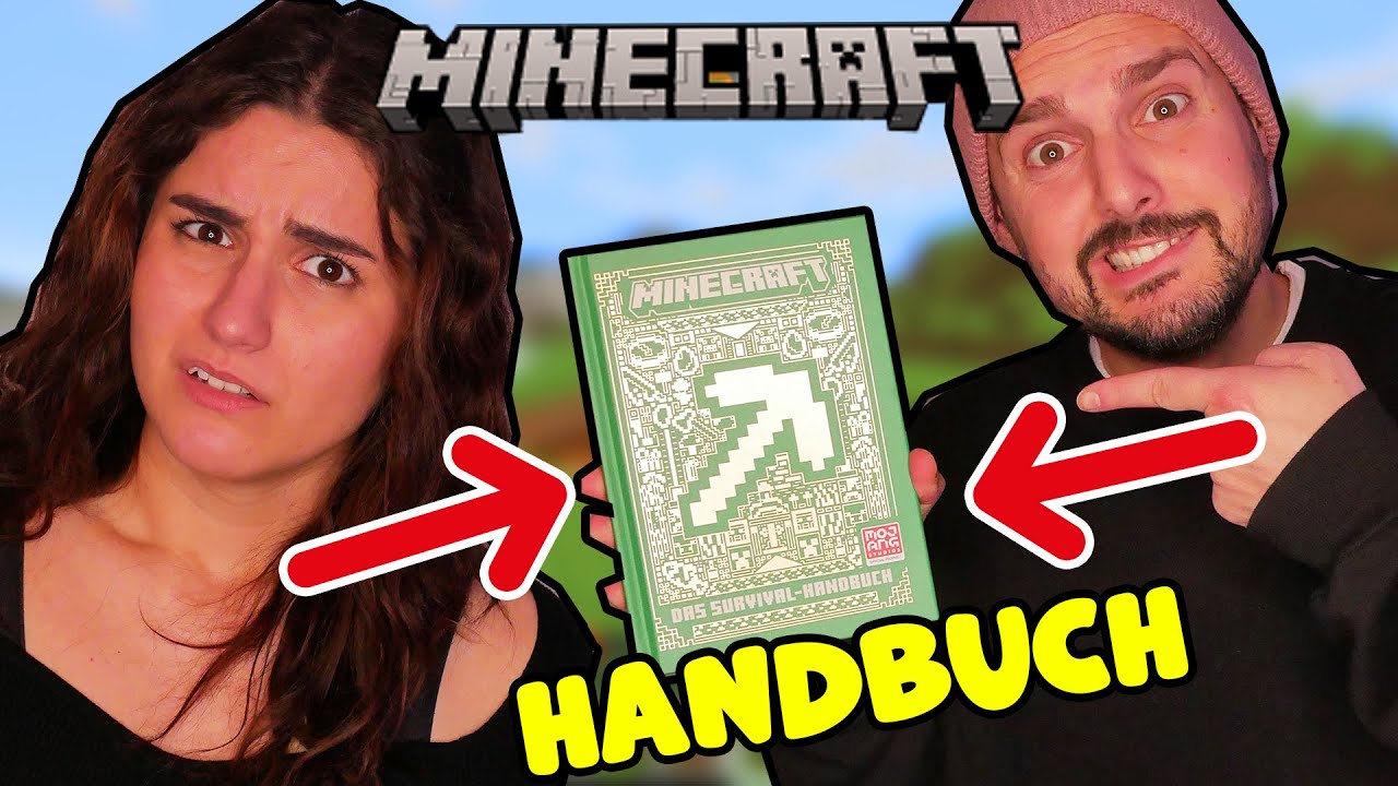 Wir spielen MINECRAFT WIE ES IM SURVIVAL-HANDBUCH STEHT!