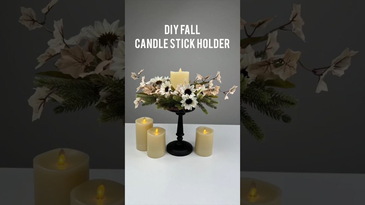 Elevate your home decor with this easy candle stick hack! 🕯️ #homedecor #shorts #diy #decor
