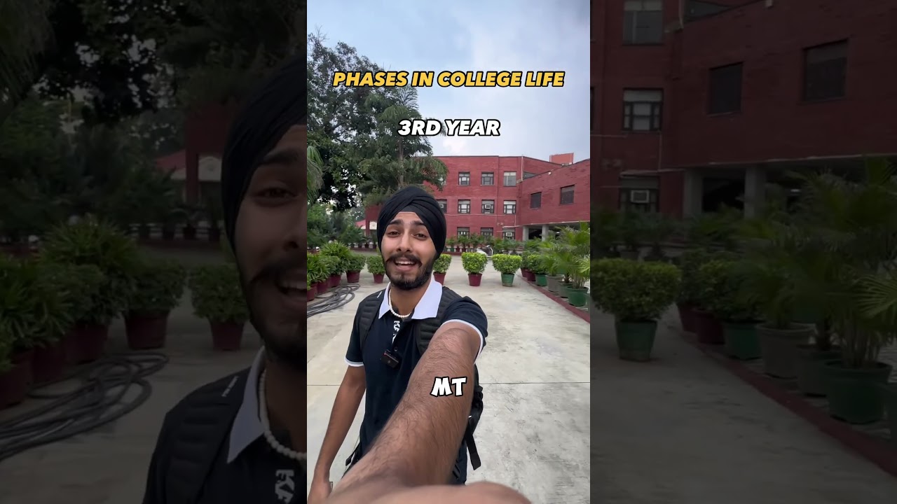 Phases in college life #college #delhiuniversity #university #du #northcampusdelhi #collegelife