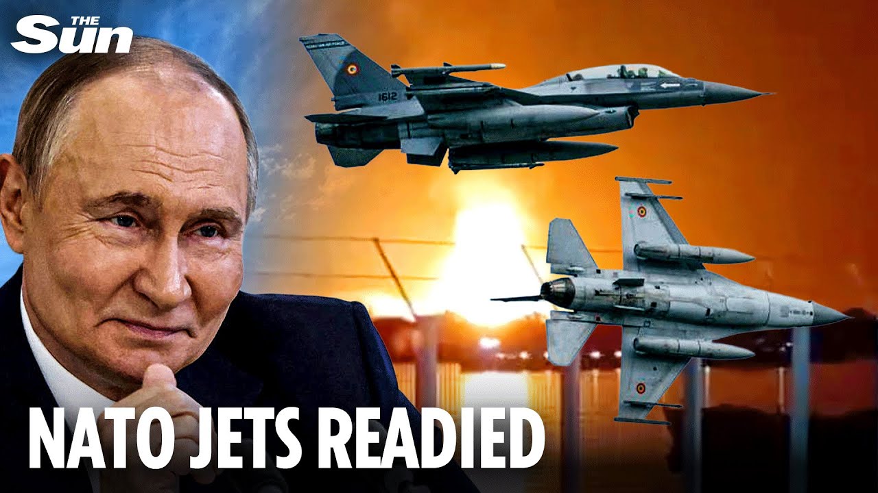 Romania's F-16 jets scramble after Putin's border strike