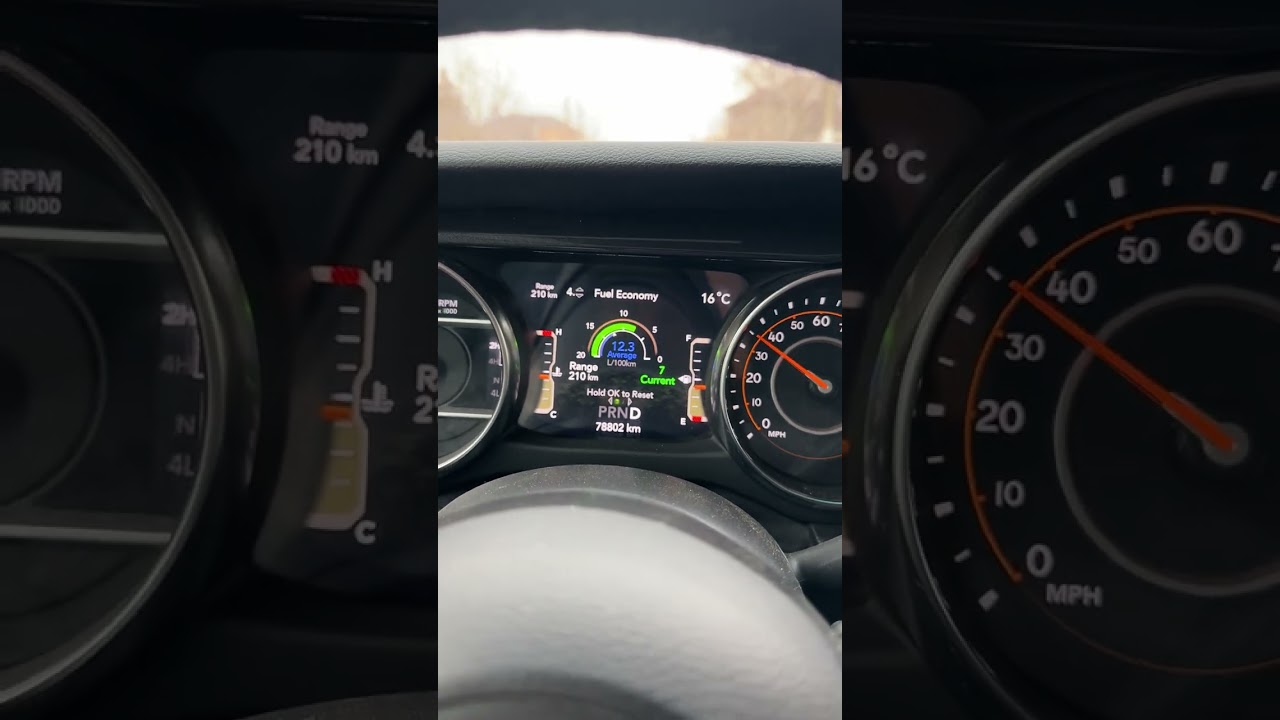 Jeep Wrangler JL &mdash;&nbsp;мотор 3.6 литра. Расход топлива!