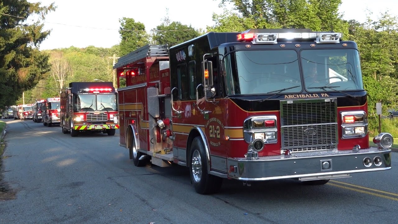 Lake Ariel Volunteer Fire Company 2024 Lights & Sirens Fire Truck Parade