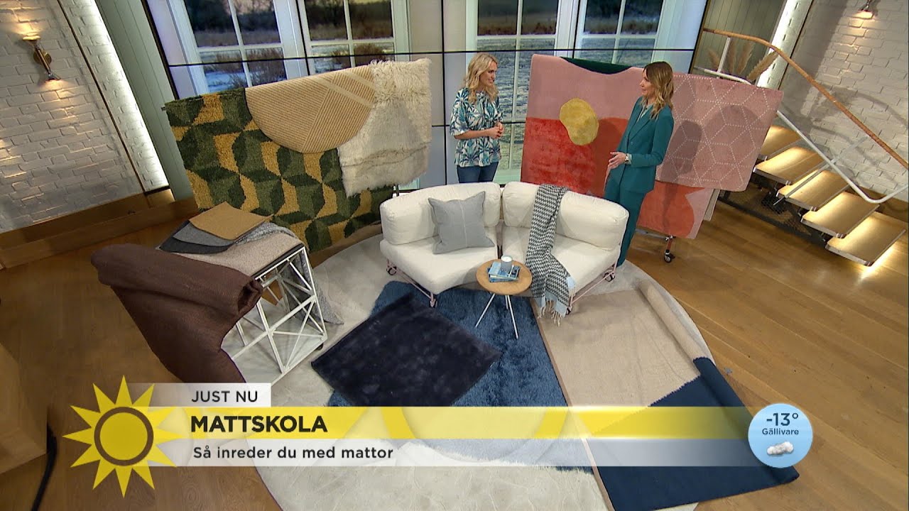 Så inreder du med mattor: ”Sätter känslan i rummet” - Nyhetsmorgon (TV4)