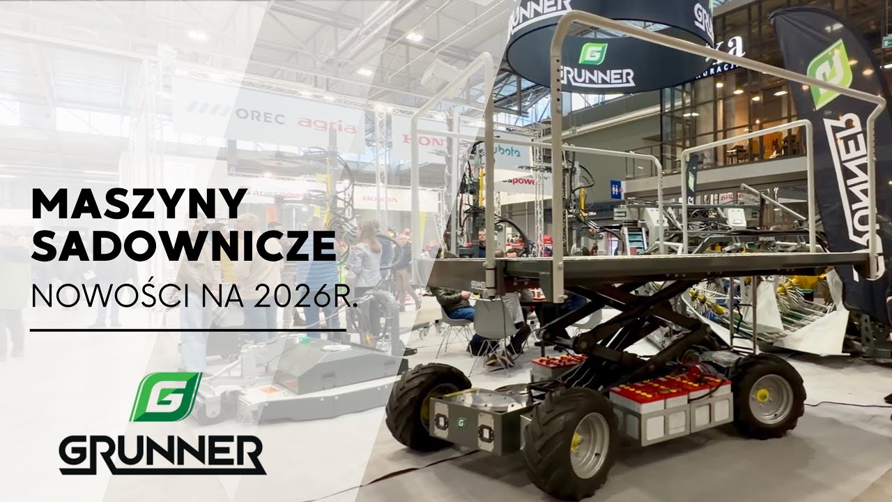 Mechaniczne cięcie, zbiór i elektryczna platforma — Grunner 2026