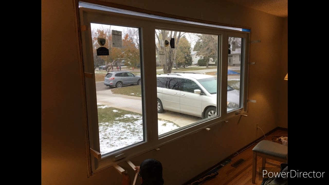#How to replace an old bow window with a new casement window#window installation#DIY#