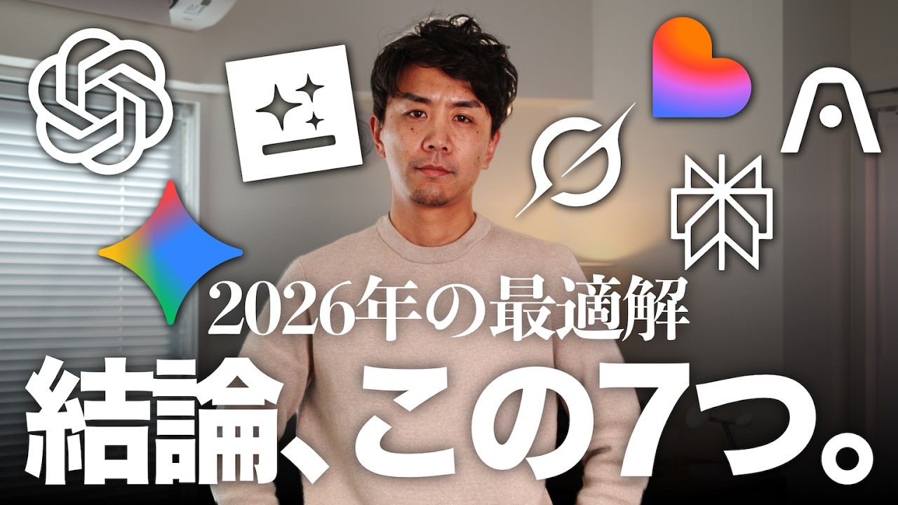 【2026年】ChatGPT、Gemini、Perplexity、Grok、どう使い分ける？僕がたどり着いた「7人のチーム編成」