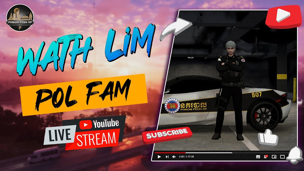 🛑LIVE: PPRP #phnompenhstreet#pprp #gta5 #polfam