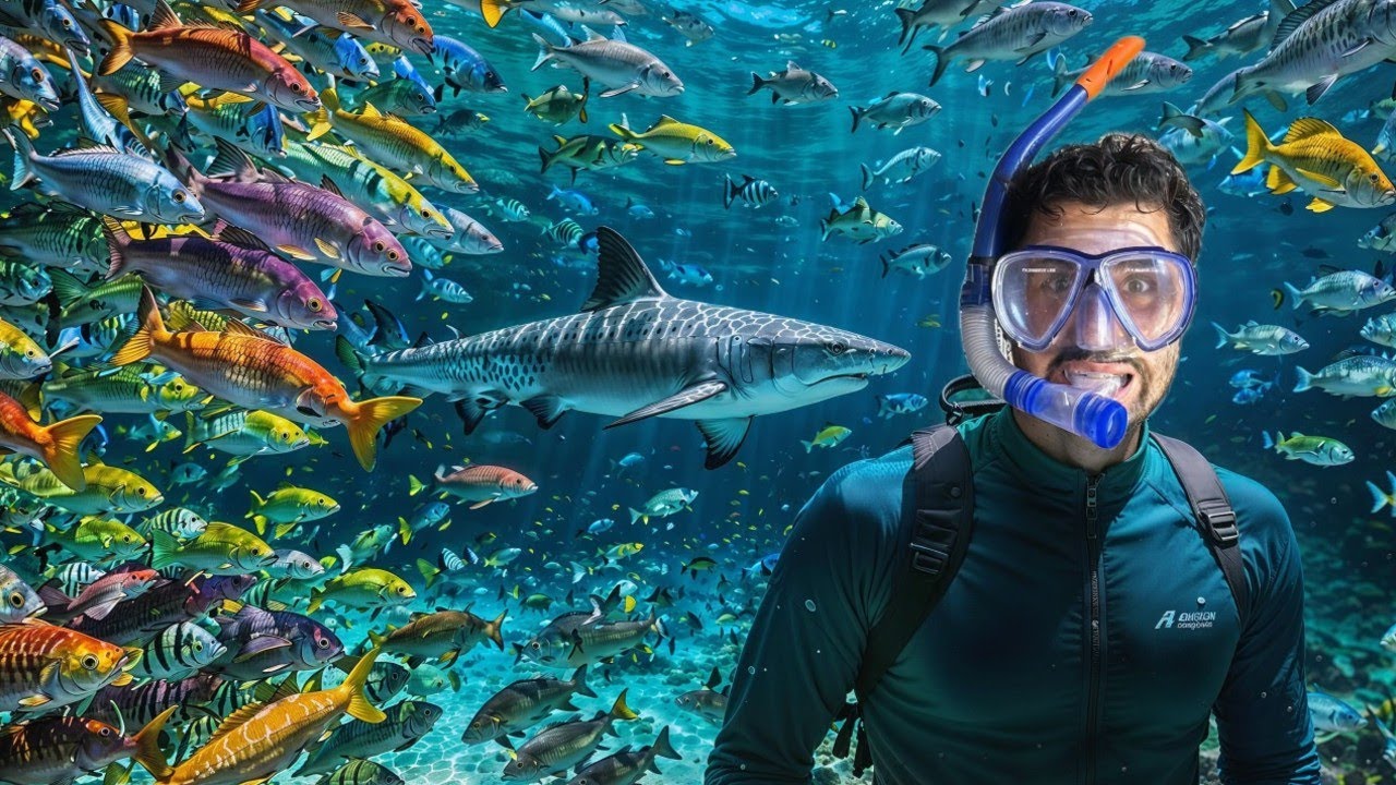 Jag Snorklar med en Haj (Asien Backpack Vlogg #17)