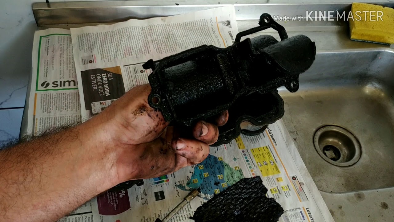 Como limpar o suspiro motor , anti chama Corsa .