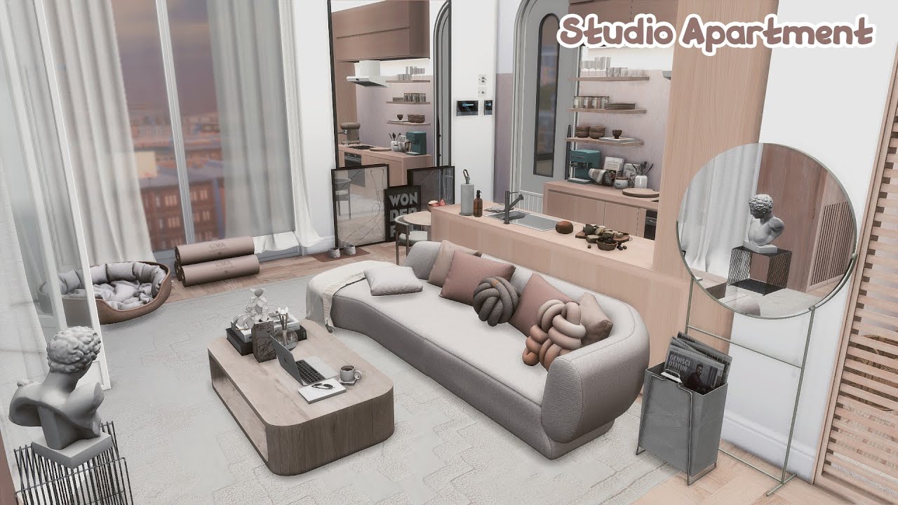 Studio Apartment | The Sims 4 Speed Build | CC | Download Link