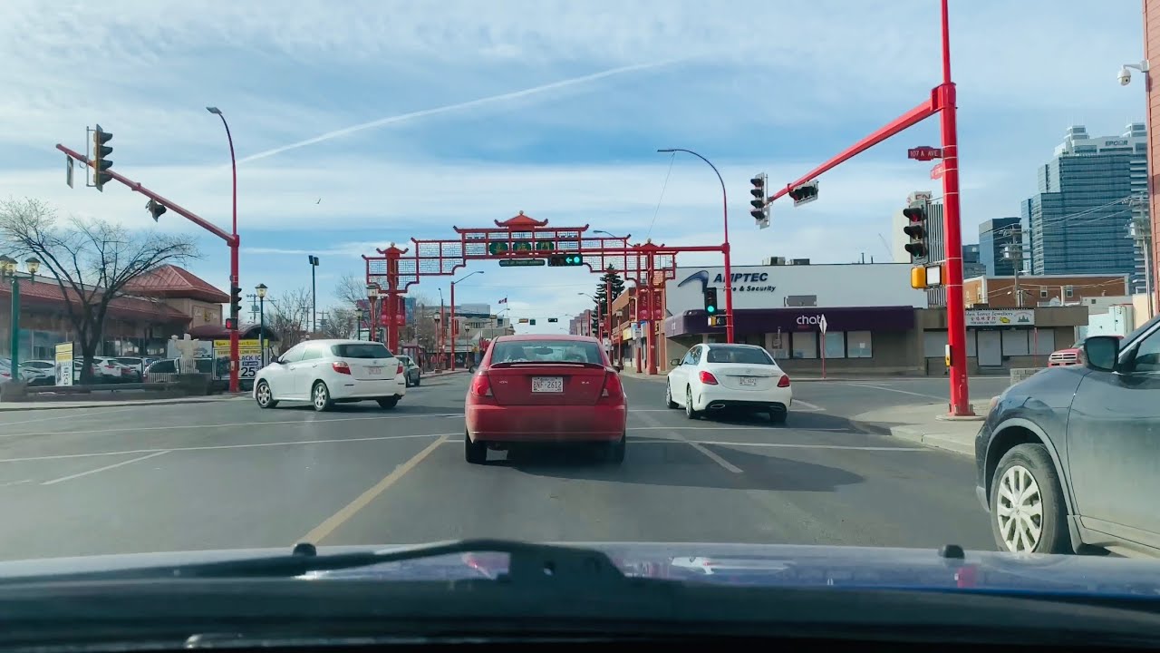 Edmonton Alberta - 97 Street - Chinatown - Downtown