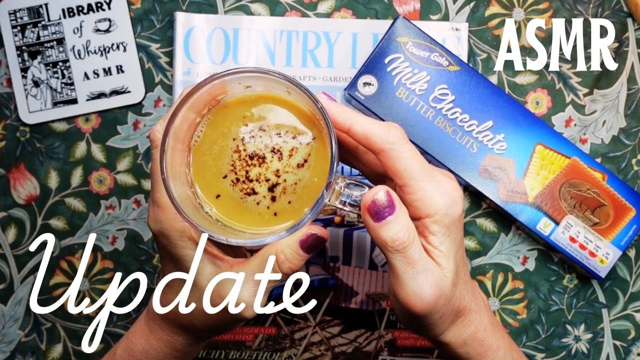 Where have I been?? A Little Whispered Update at coffee & Biscuit time & Magazine Flip!