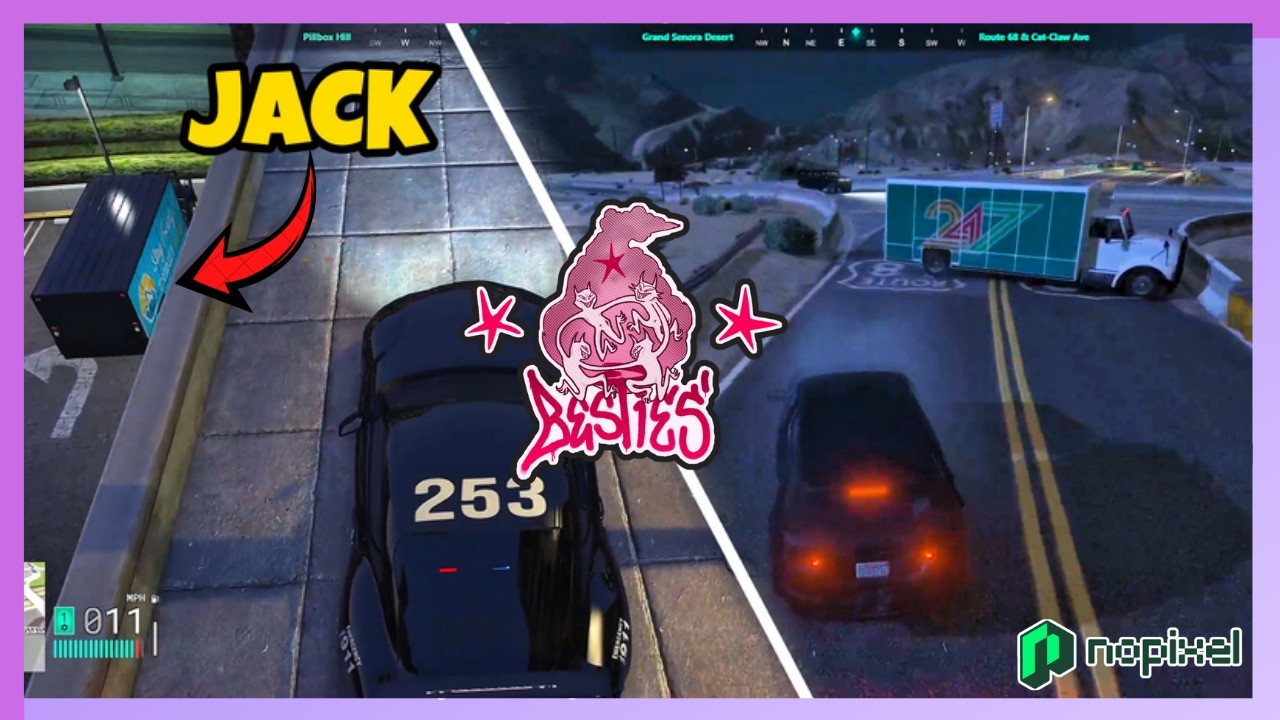 Jack Cooks Up 200 IQ Meth Run Escape But... I BESTIES I NoPixel 4.0 GTA RP