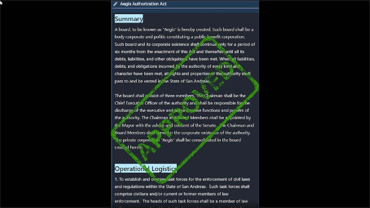 Cerberus Takes Over: Cerberus Gains Authority Over Government with New Legislation | NoPixel | GTA