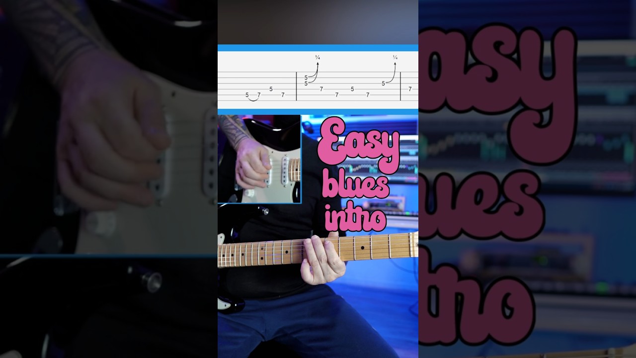 Short and EASY Blues Intro // Short &lsquo;n Easy 19 #shorts