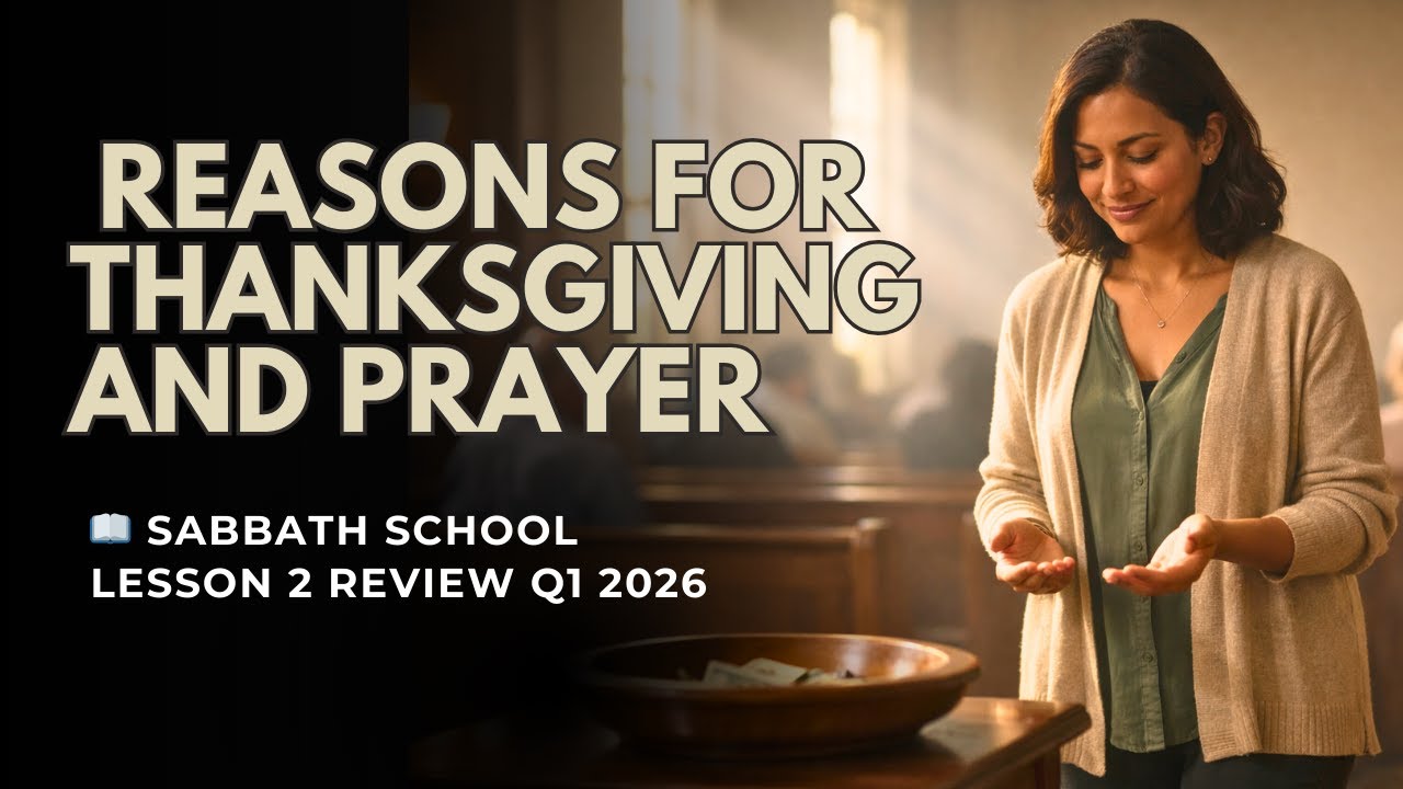 📖 Sabbath School Lesson 2 Review: Reasons for Thanksgiving and Prayer — Tools for Spiritual Growth