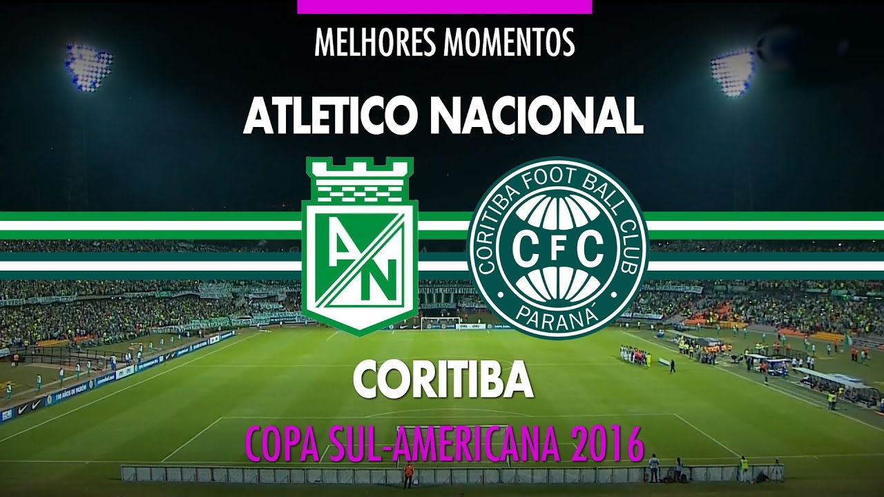 Melhores Momentos - Atletico Nacional 3 x 1 Coritiba - Copa Sul-Americana - 26/10/2016