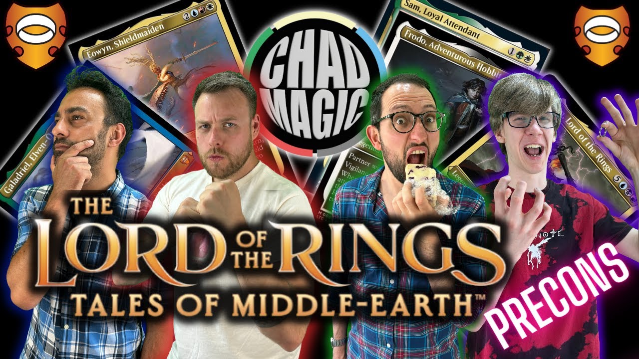The Lord of the Rings EDH Precons! Frodo & Sam v Galadriel v Eowyn v Sauron | Commander Gameplay!
