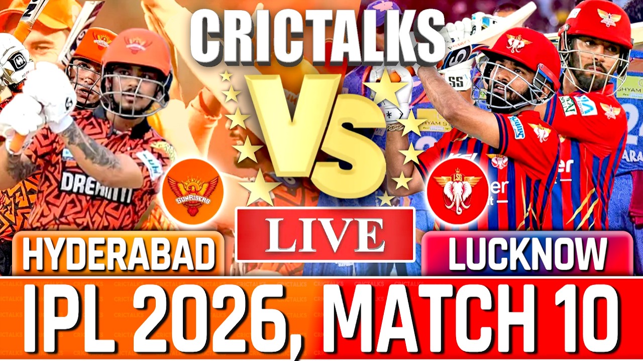 Hyderabad vs Lucknow, IPL 2026 Live Cricket Score Commentary, 2nd Inn Live Match, SRH vs LSG
