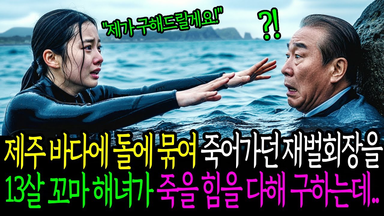 제주 바다에서 돌에 묶여 죽어가던 재벌회장을 13살 꼬마 해녀가 죽을 힘을 다해 구하는데.. | 시니어사연 | 인생사연 | 오디오북