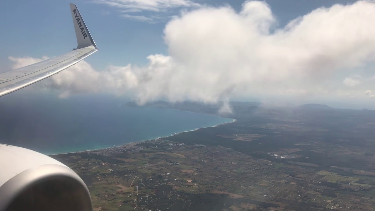 Ryanair Boeing 737-800 Bristol - Palma de Mallorca [full flight]