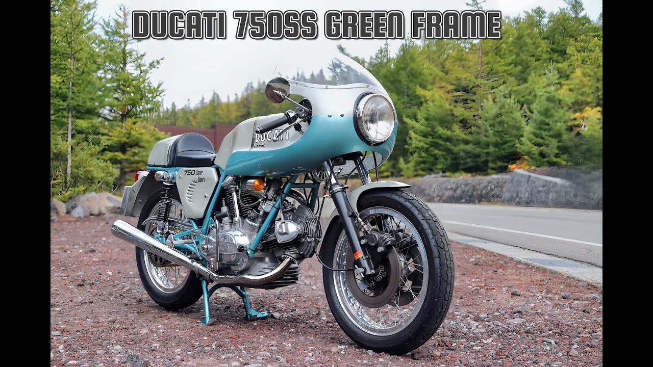 ORIGINAL DUCATI 750 SUPER SPORT 1974 GREEN FRAME ROUND CASE 　オリジナル　ドゥカテイ　750　スーパースポーツ　  IMORA  イモラ