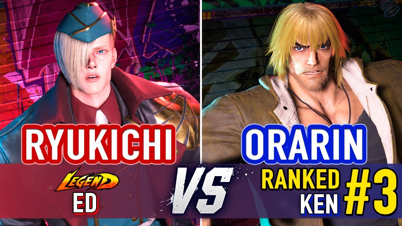 SF6 🤜 Ryukichi (Ed) vs Orarin (#3 Ranked Ken) 🤛 SF6 High Level Gameplay