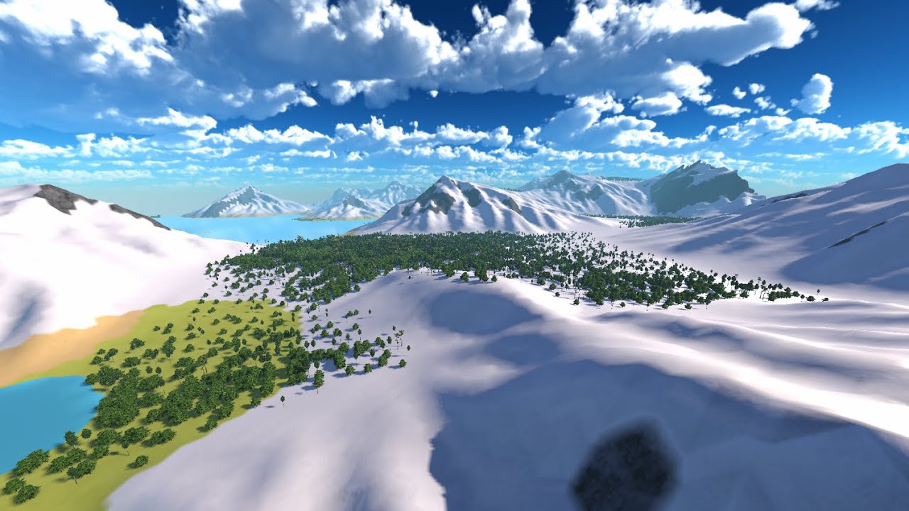 Testing cyclic temperatures and snow graphics