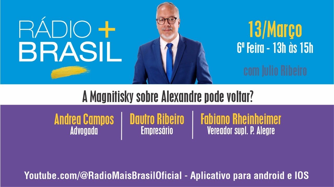 A Magnitisky sobre Alexandre pode voltar?