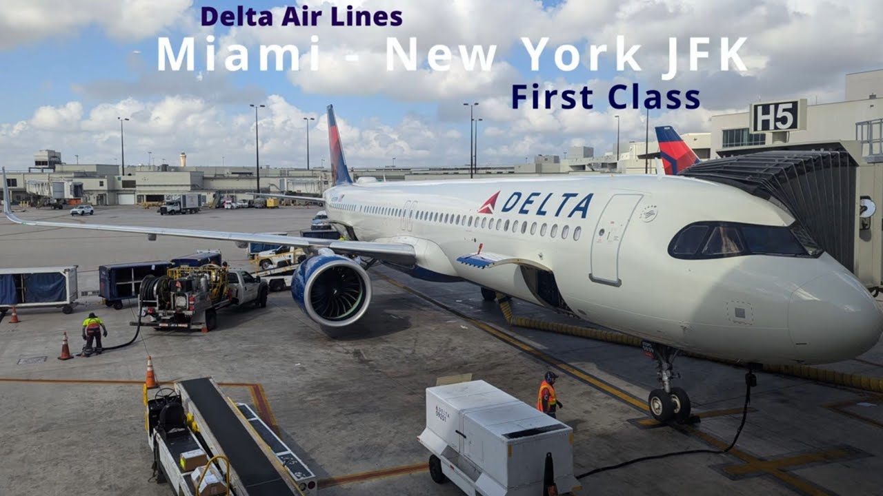 Delta Air Lines | First Class | Airbus A321-200Neo | Miami - New York JFK | *full flight*