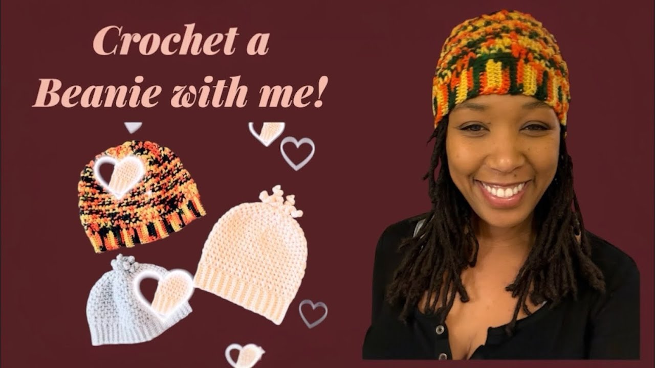 Crochet Rice Stitch Beanie Tutorial 