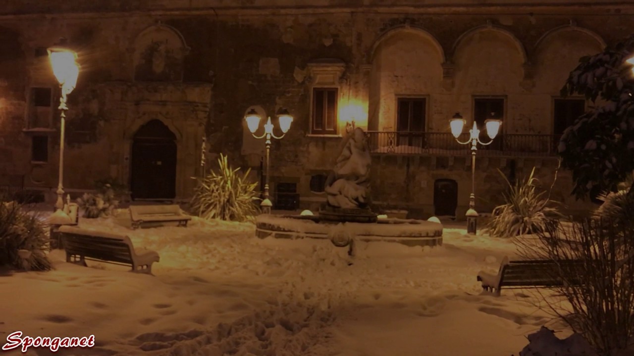 Neve nel Salento @Spongano - Gennaio 2017