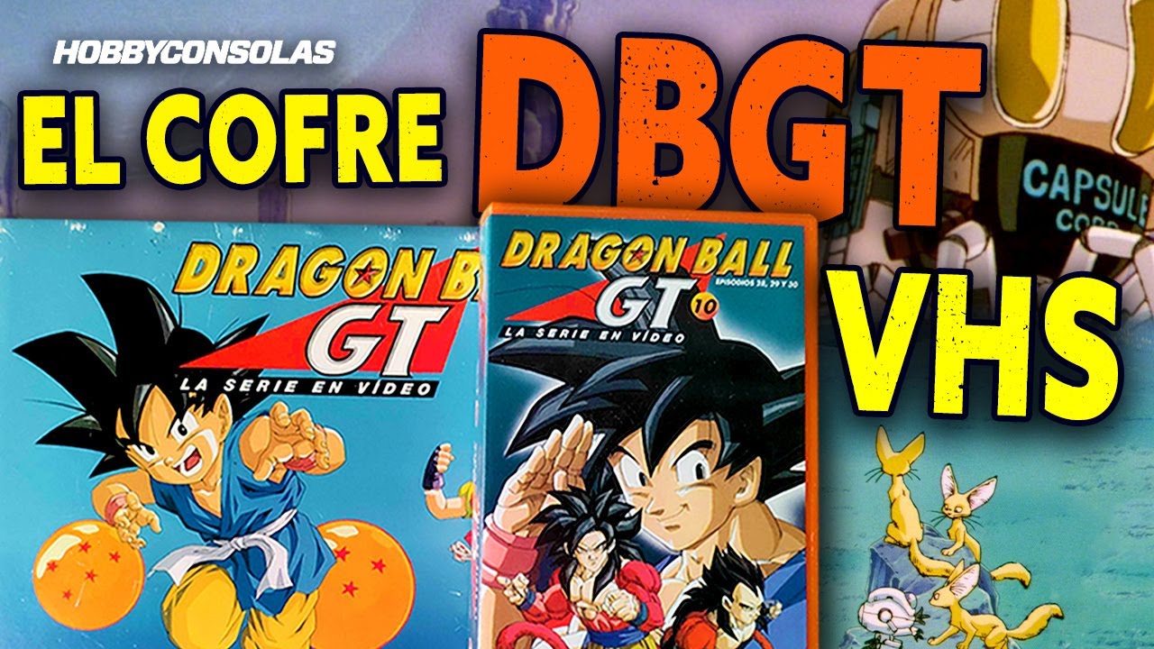 El COFRE VHS de la serie de Dragon Ball GT de los años 90