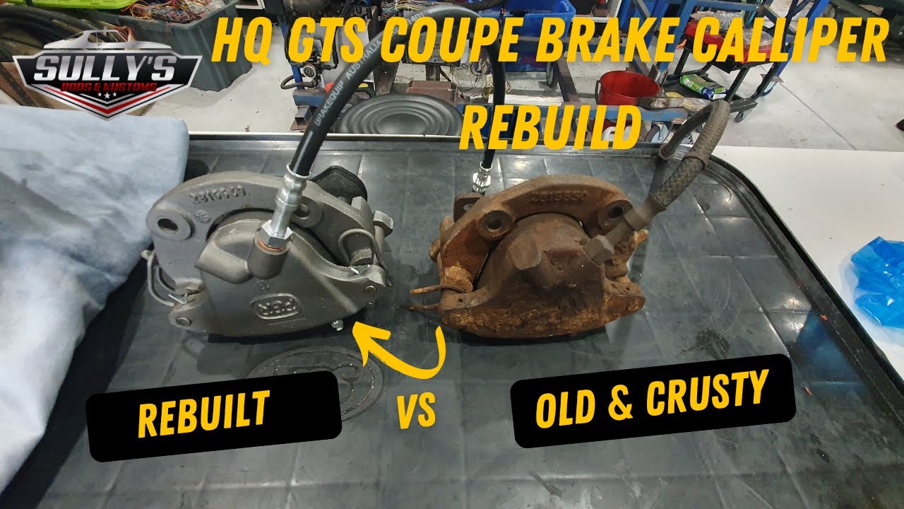 Holden HQ disc brake calliper overhaul and installation