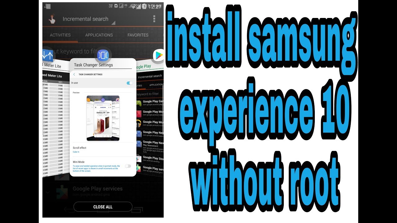Install samsung experience 10 in any samsung phone without root