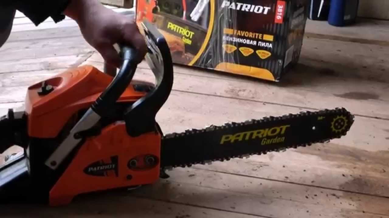 Обзор бензопилы Patriot 3816