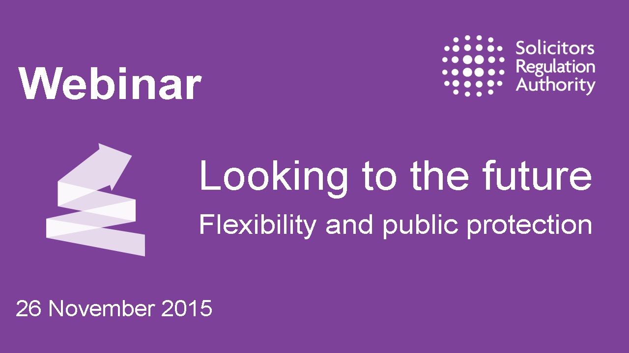 Looking to the future: Flexibility and public protection
