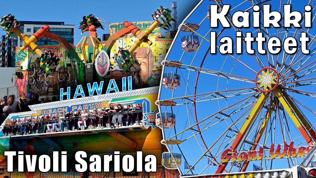 Tivoli Sariola kaikki laitteet 2023