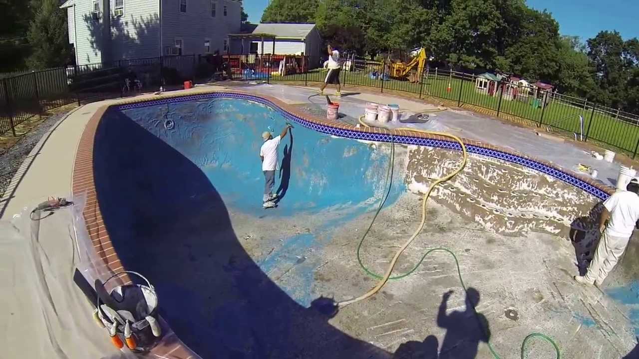 Remodeling a pool, Mans builds his own pool after it was buried 20 years ago